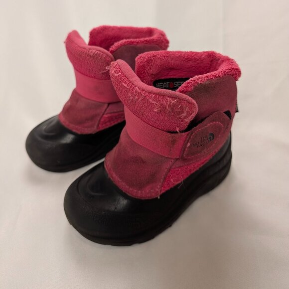 The North Face Toddler Size 8 Alpenglow II Pink Winter Boots - Picture 3 of 9